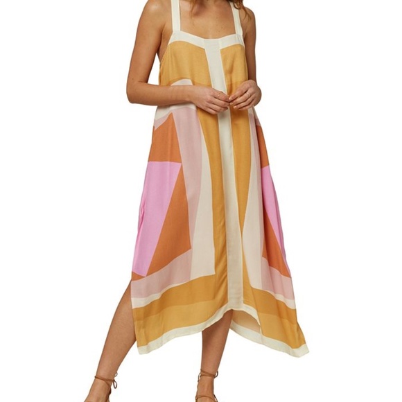 ONeill White Geometric Print Midi  in  medium - Picture 3 of 3